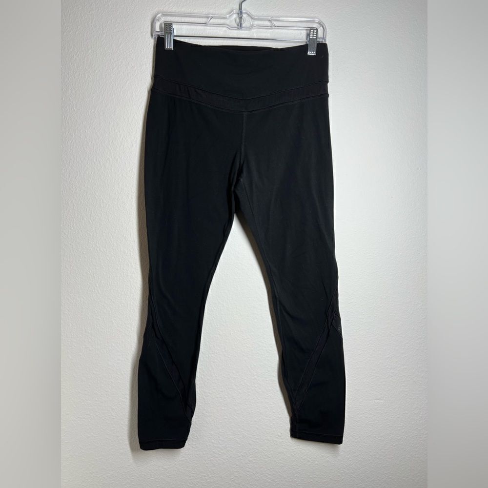 Athleta Leggings Women Medium Black Workout Stretch Gym Casual Ladies Size M